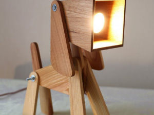dog night lamp for children Model 3D