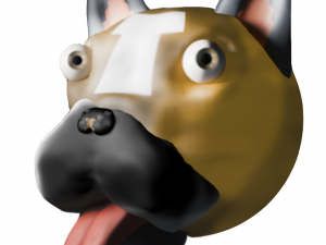 french bulldog 3D Model