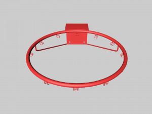 basketball ring 3D Modell