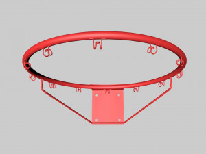 basketball ring 3D Modell