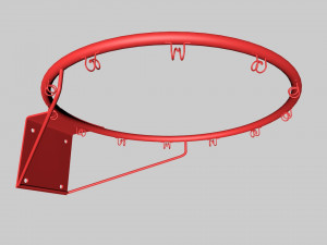 basketball ring 3D Modell