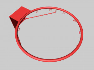 basketball ring 3D Modell