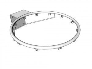 basketball ring 3D Modell