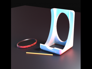 table mirror 3D Modell