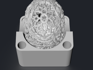 skull with podium 3d print model 3D Print Model