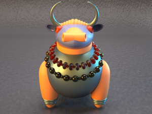 bull 3d-printable sculpture Modèles 3D en vedette