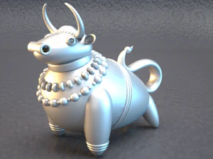 bull 3d-printable sculpture 3D Print Model