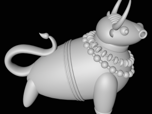 bull 3d-printable sculpture Modèles 3D en vedette