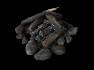 the bonfire Modello 3D