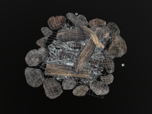 the bonfire Modello 3D