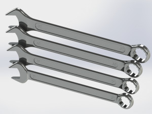 wrench big collection from 8mm to 32mm Modèle 3D