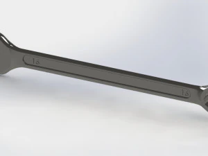 wrench big collection from 8mm to 32mm 3D Model