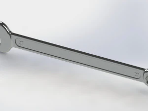 wrench big collection from 8mm to 32mm 3D Model