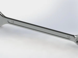 wrench big collection from 8mm to 32mm 3D Model