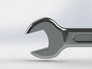 wrench big collection from 8mm to 32mm 3D Model
