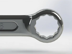 wrench big collection from 8mm to 32mm 3D Model