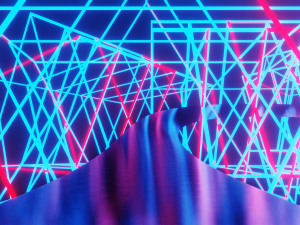 tunnel lights Modello 3D