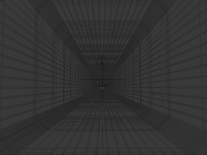 sci fi tunnel 3D Модель