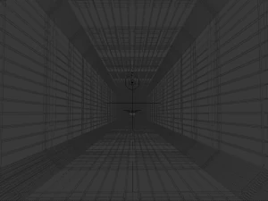 sci fi tunnel 3D Model