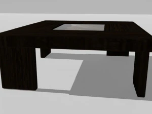mesa de madeira Modelo 3D