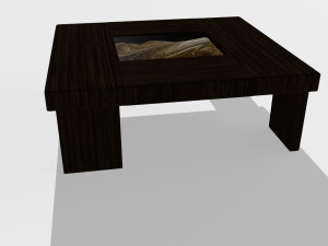 woodtable 3D Model