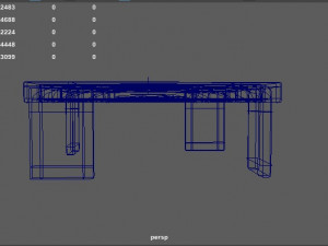 woodtable 3D Model