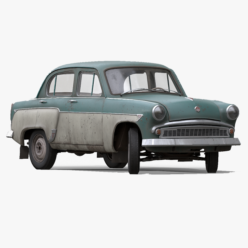 Moskvich - 407 Modello 3D .c4d .max .obj .3ds .fbx .stl .blend
