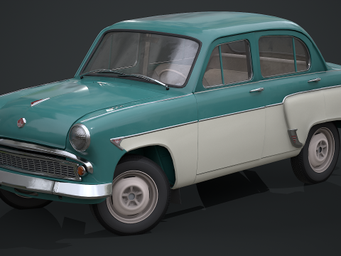 Moskvich - 407 Modello 3D