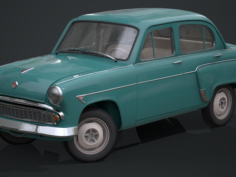 Moskvich - 407 Modello 3D
