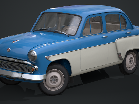 Moskvich - 407 Modello 3D