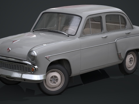 Moskvich - 407 Modello 3D