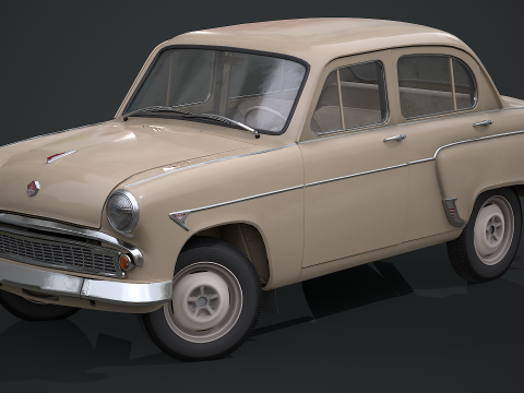 Moskvich - 407 Modello 3D