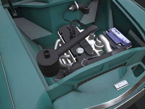 Moskvich - 407 Modello 3D