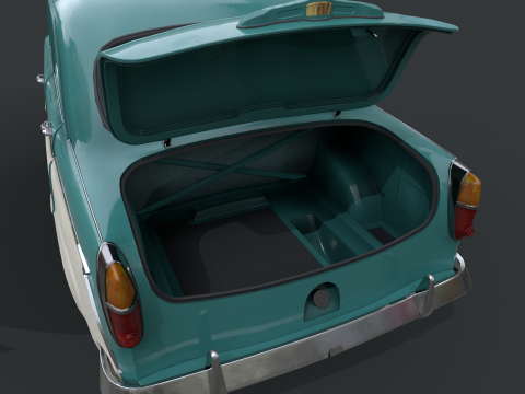 Moskvich - 407 Modello 3D
