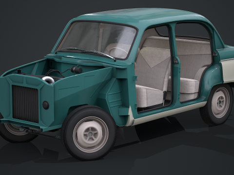 Moskvich - 407 Modello 3D