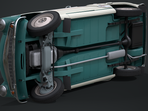 Moskvich - 407 Modello 3D
