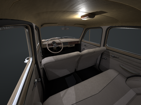 Moskvich - 407 Modello 3D