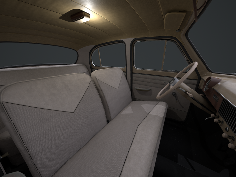 Moskvich - 407 Modello 3D