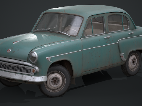 Moskvich - 407 Modello 3D