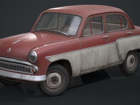 Moskvich - 407 Modello 3D