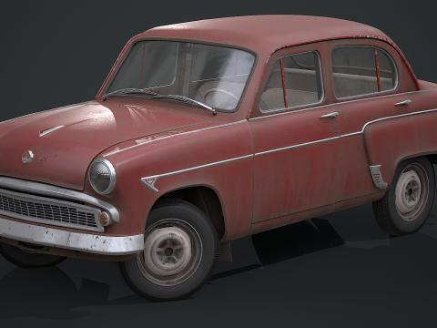 Moskvich - 407 Modello 3D