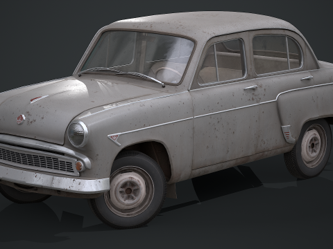 Moskvich - 407 Modello 3D