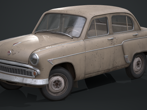 Moskvich - 407 Modello 3D