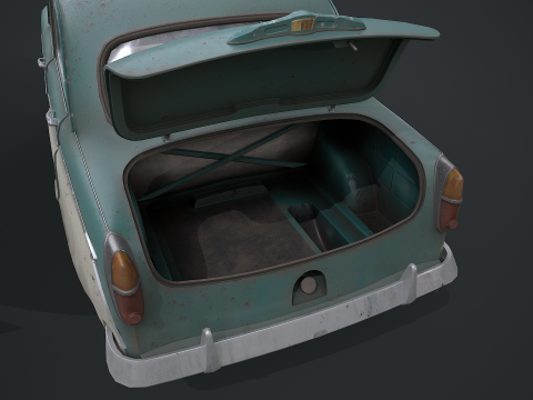 Moskvich - 407 Modello 3D