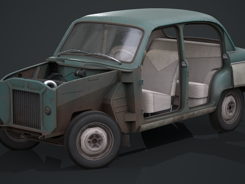 Moskvich - 407 Modello 3D
