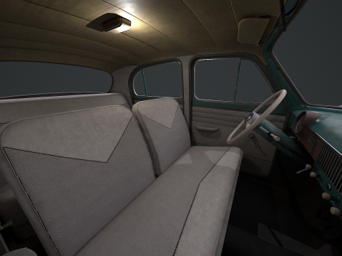 Moskvich - 407 Modello 3D