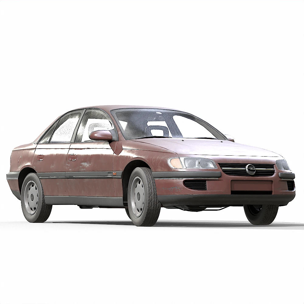 Opel - Omega B1 3D Model .c4d .max .obj .3ds .fbx .stl .blend 
