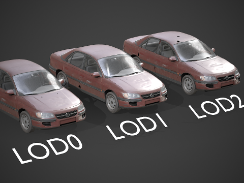 Opel - Omega B1 Modello 3D