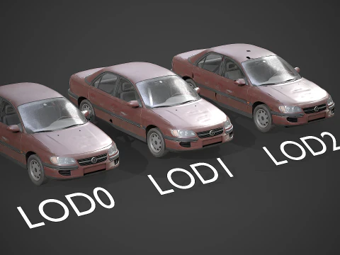 Opel - Omega B1 3D Model