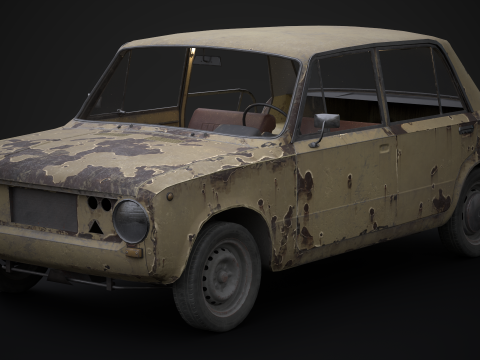 VAZ - 2101 3D 모델